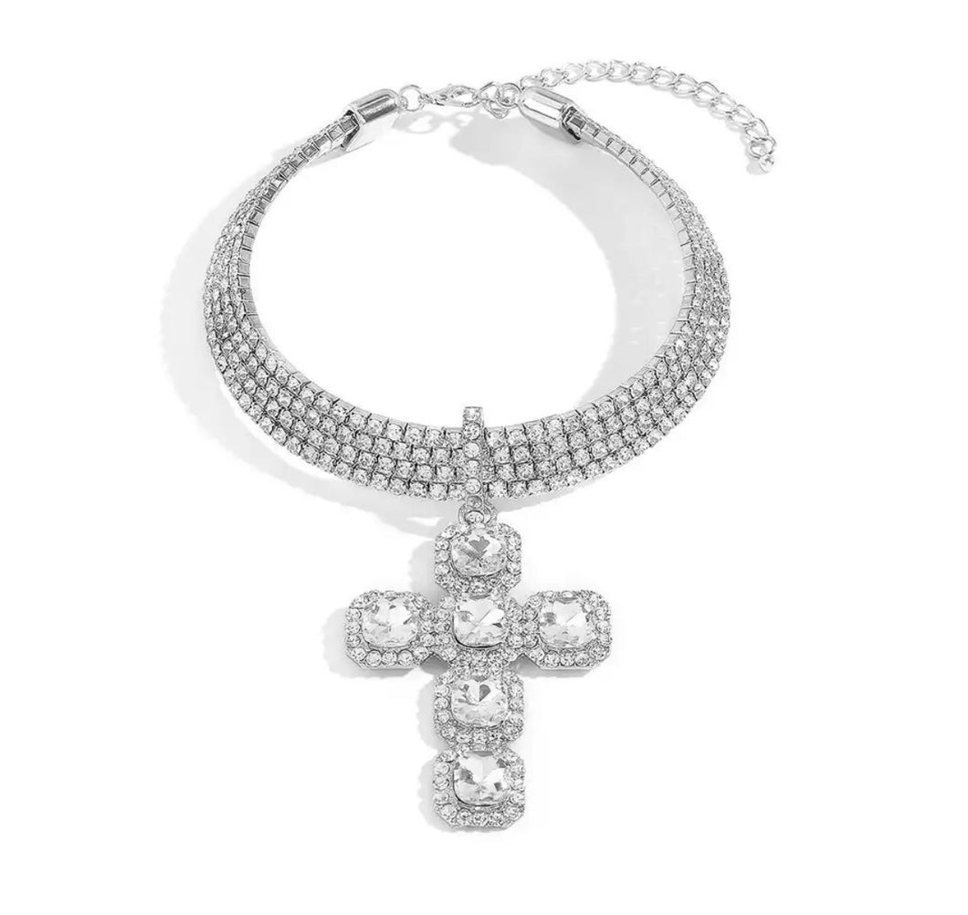 Georgina Silver Choker